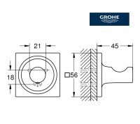 MEDIDAS COLGADOR ALLURE GROHE